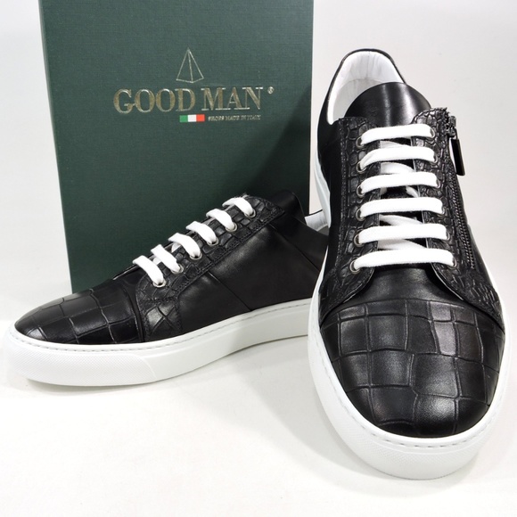🇮🇹 GOOD MAN 🇮🇹 MEN'S LEATHER SNEAKERS - Picture 8 of 8